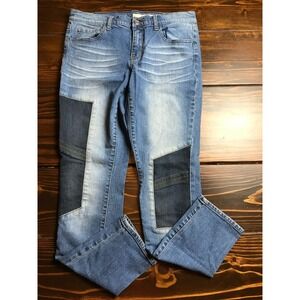 DKNY Jeans, Women's Size 06, Blue, Denim, Patched, Straight Leg, Pockets